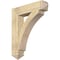 Ekena Millwork Thorton Arts & Crafts Rough Sawn Bracket, Douglas Fir, 6"W x 30"D x 36"H BKT06X30X36THR03RDF - alternate 1